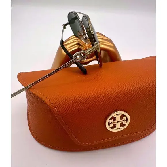 Tory Burch Aviator Sunglasses (330171) with Case - Picture 5 of 8